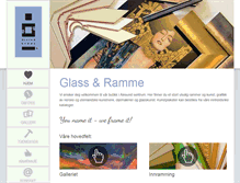 Tablet Screenshot of glassogramme.no